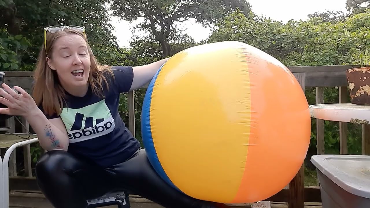 How to inflate a Beach Ball