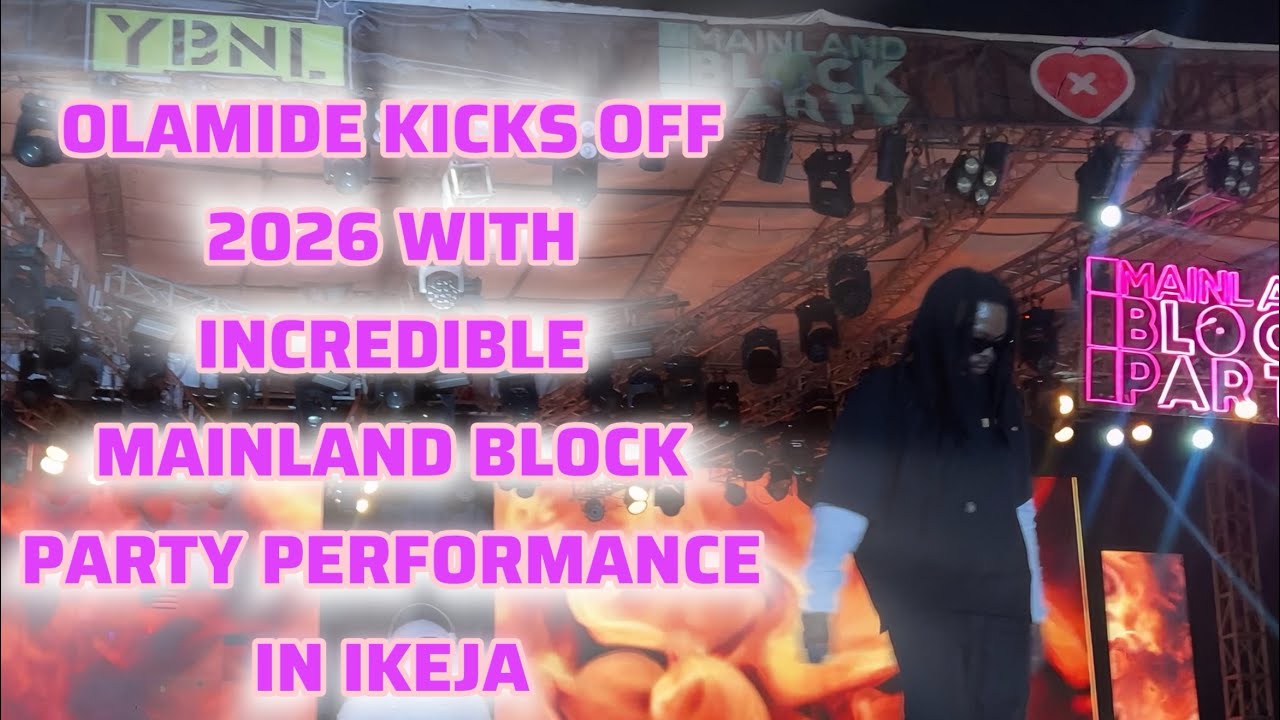 Olamide’s Incredible 2026 Performance For 26,000 Fans at Mainland Block Party