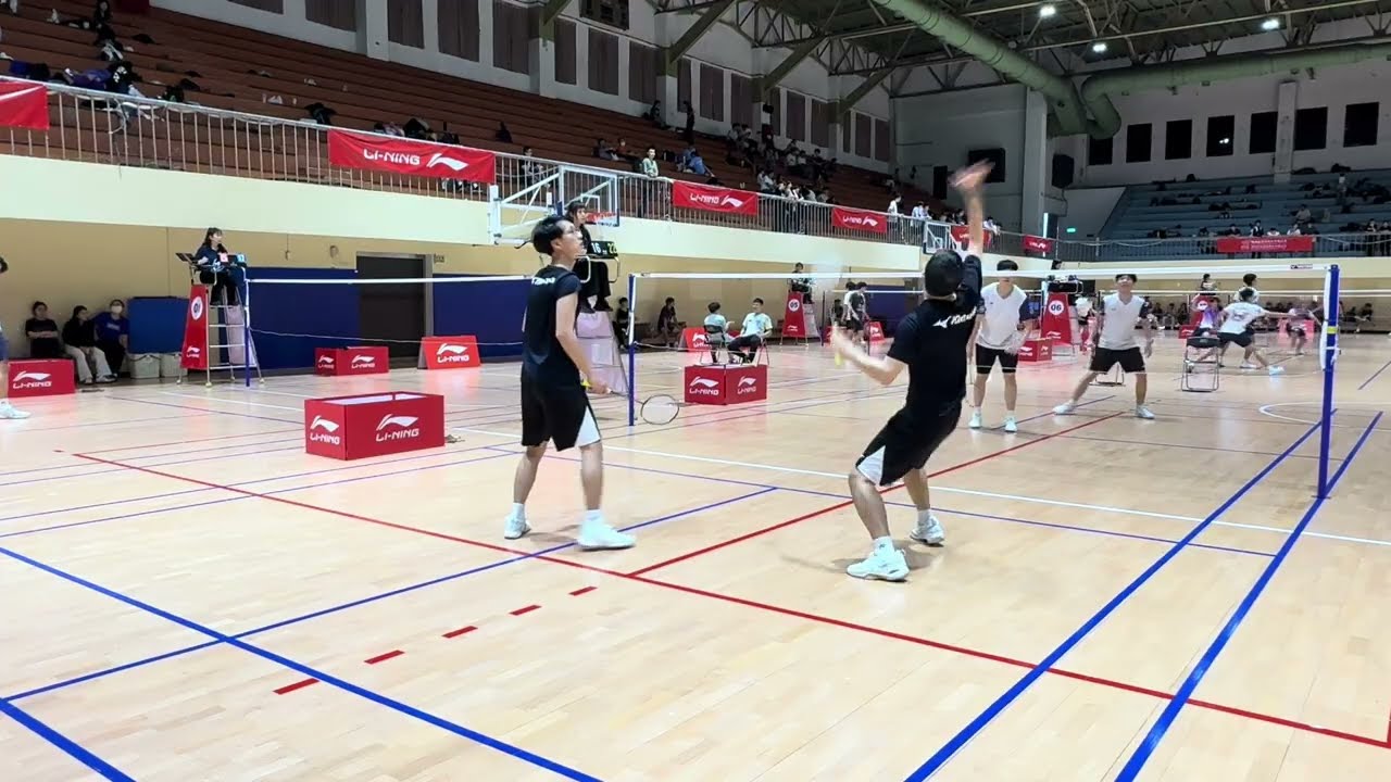 2026李寧中國醫大盃 大專男雙32強 成銘顧問·小羽宙 簡于棠鄭之鈞 vs 台北科大 廖翊安蕭詠仁