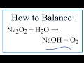 Balancing Chemical Equations and Reactions