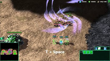 StarCraft II Advanced: Smart target example: Psi Storm