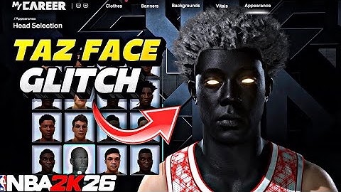 *NEW* HOW TO GET TAZ FACE GLITCH AFTER PATCH IN NBA 2k26! UPDATED METHOD! 100% WORKS