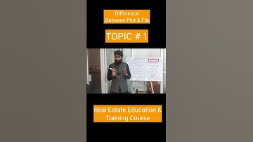 Difference between Plot and File Explained | Full video link in Description