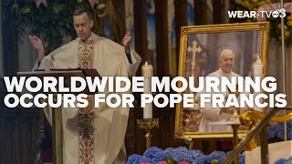 Funeral preparations begin for Pope Francis as mourning takes place worldwide