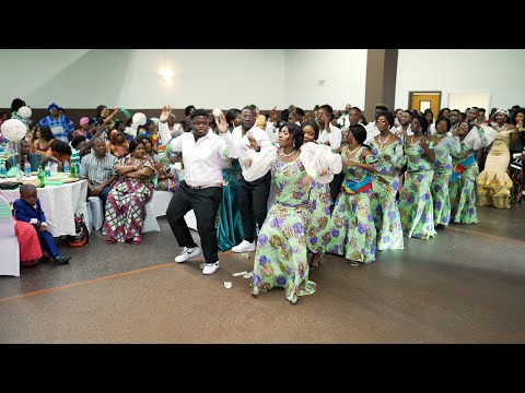 Congolese Wedding Entrance Dance - Serge Pami (Onction Epakwa) Wyoming, MI