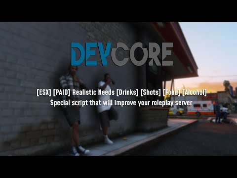 DevCore Needs (ESX) FiveM resource preview