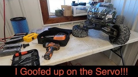 Traxxas X-Maxx Has Problems. Servo Repair FAiL!!