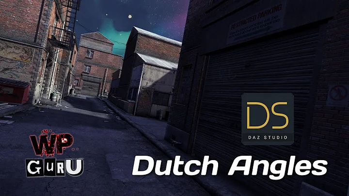 How to tilt your camera in DAZ Studio