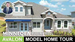 Avalon w Bonus Model Home Tour BIG House on the Hills of Minneola | 6 BR 4,000 SF |  Orlando Realtor