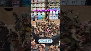 Speed Painting Grimdark Deadwalker Zombies! #aos #paintingminiatures #miniaturepainting #warhammer