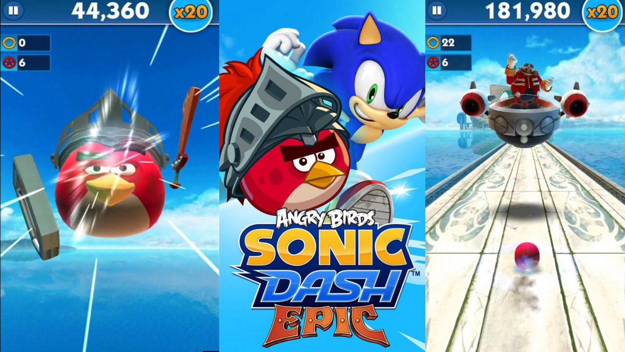Sonic birds. Angry Birds Sonic Dash Epic. Sonic Dash IOS. Angry Birds Epic Sonic. Sonic Dash x Angry Birds.