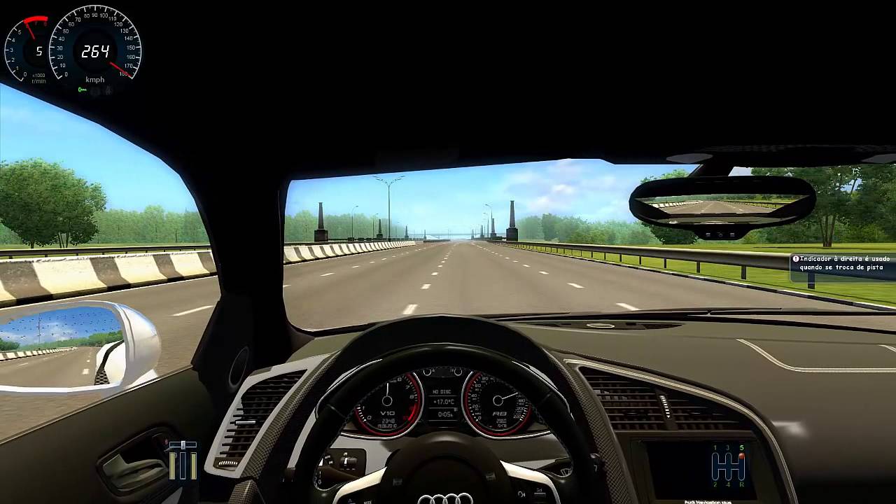 Audi city car driving Audi city car driving