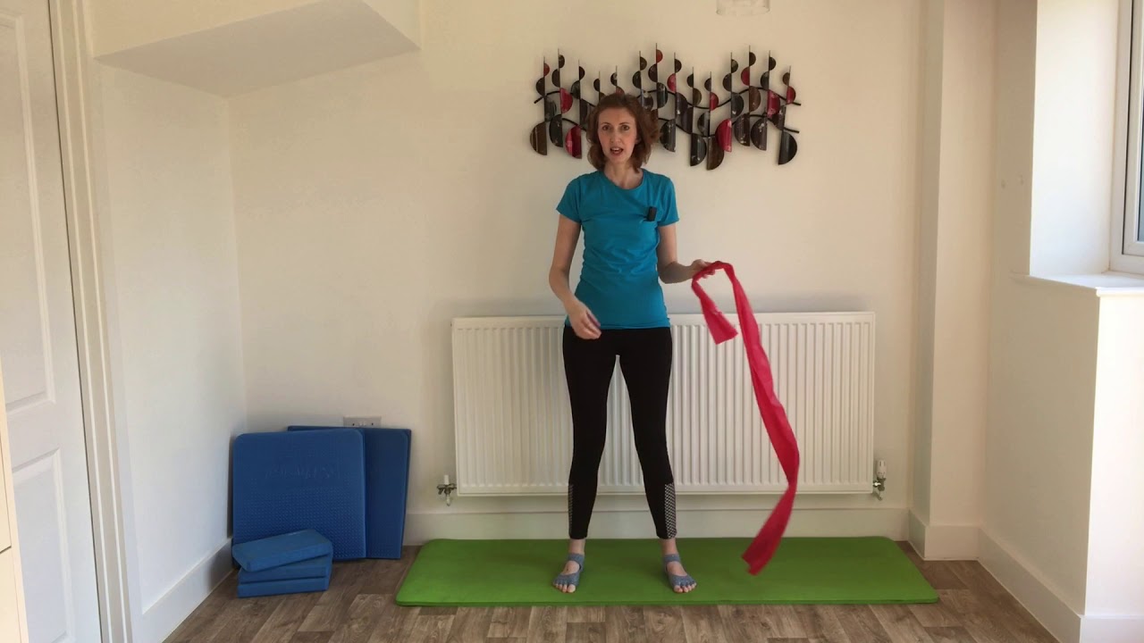 Pilates Resistance Band Workout to Tone the Arms and Shoulder YouTube