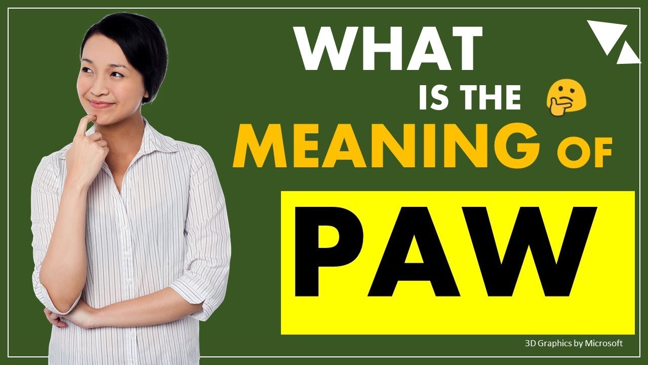PAW - the meaning of Internet Slang - YouTube