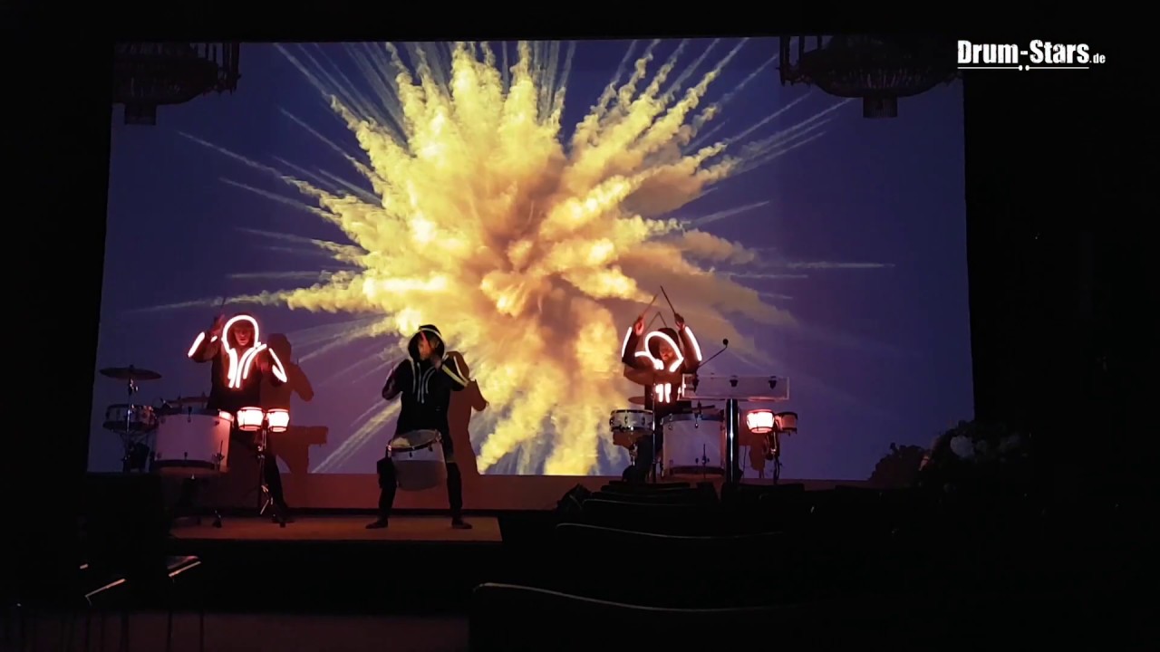 Videoanimation Event Drum-Stars