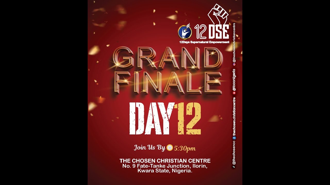 12 DAYS OF SUPERNATURAL EMPOWERMENT DAY 12 GRAND FINALE || 14th JAN 2026 || PASTOR CK OLAJIDE