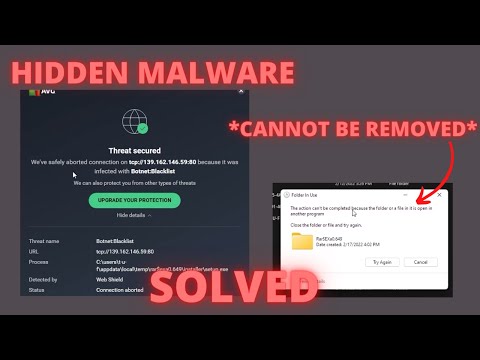 AVG DETECTING HIDDEN MALWARE | BOTNET VIRUS SOLVED | HOW TO REMOVE AVG NOTIFICATION #SOLVED