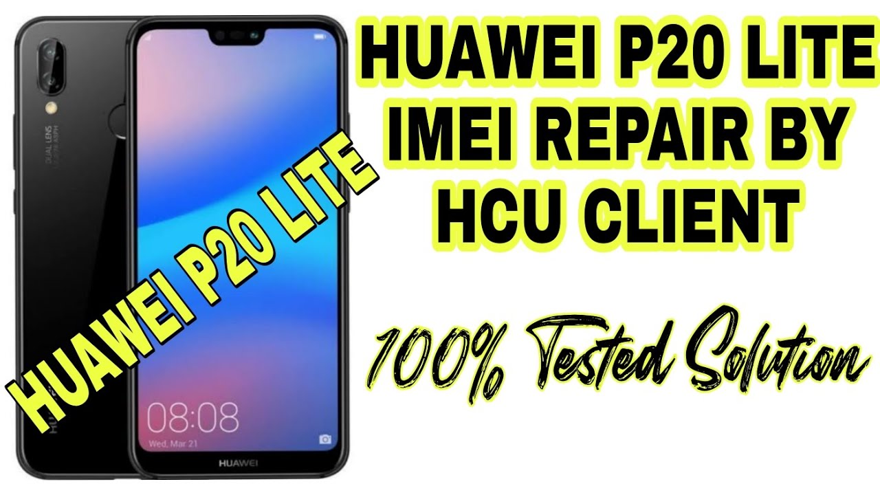Huawei P20 Lite Kopfhöreranschluss Funktioniert Nicht Huawei P20 Lite imei Repair By Hcu Client - YouTube