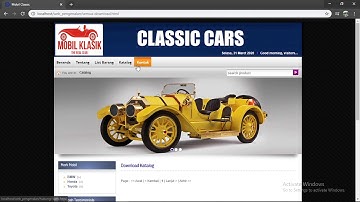 Aplikasi Penjualan Mobil klasik Berbasis Web