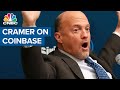 Jim Cramer weighs in on Coinbase ahead of its direct listing