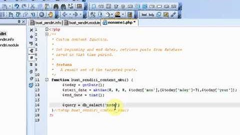Writing drupal module block with dB connection
