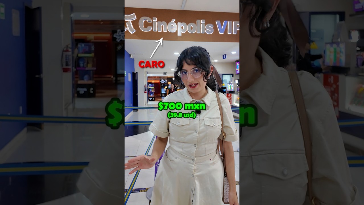 Cine VIP VS Cine normal ¿Cuál será la diferencia? 🧐🍿 #cine #cinevip #carovsbarato