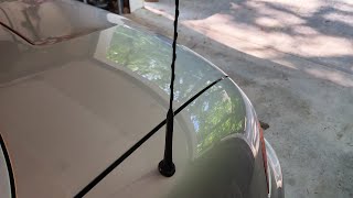 Remove your antenna when washing the BMW Z3 or suffer the consequences
