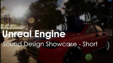 Sound Design Showcase (Short) - Racing Game Demo - Unreal Engine 5