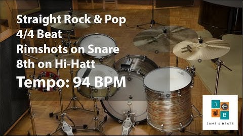 Straight 4/4 Rimshot Beat 94 BPM