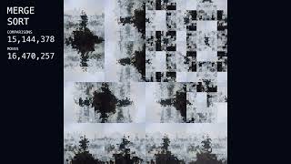 Wanderer above the Sea of Fog, Reassembled by Merge Sort — 1,048,576 Pixels Sorted (4K)