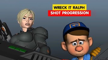 Wreck it Ralph | Calhoun & Felix Shot Progression | Animation Breakdowns | 3D Animation Internships