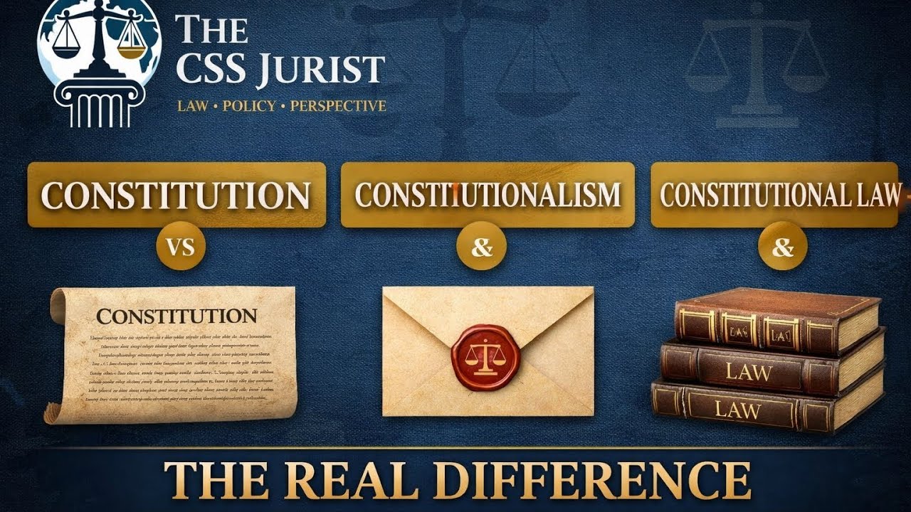 The Real Difference Between Constitution, Constitutional Law ...