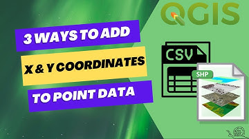 Three Ways to Add X and Y Coordinates to Point Data (SHAPEFILES & CSV)