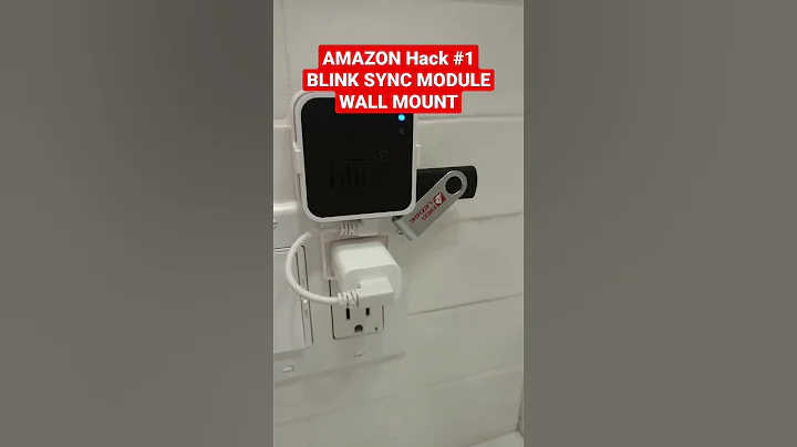 Finally a way to hide the Amazon Blink Cam Sync Module...so easy!