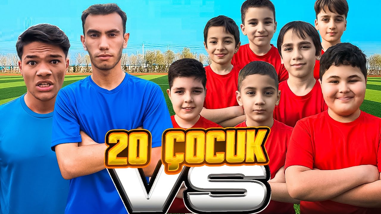 20 ÇOCUĞA KARŞI MAÇ YAPTIK!