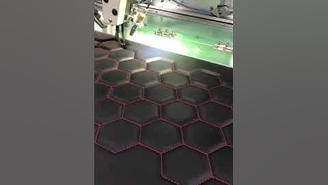 1 head CNC stitching machine for leather stitching in Richpeace factory testing