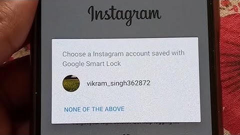 How to remove google smart lock on instagram | Google smart lock kaise hataye
