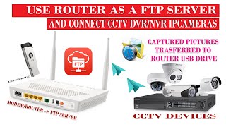 CCTV DVR,NVR & IP Camera FTP Server setup using Huawei Modem/Router with USB Storage drive screenshot 4