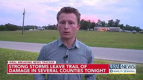 Storms cause widespread damage and power outages in several counties