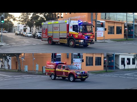 FRNSW | Technical Rescue 008 Liverpool & Duty Commander City Responding