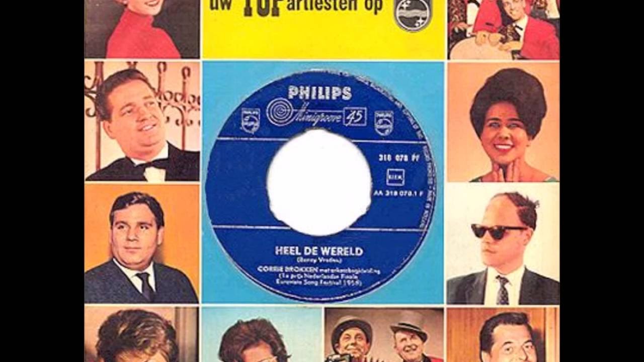1958 Corry Brokken - Heel de wereld - YouTube