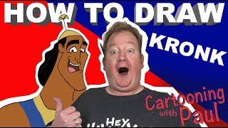 How to Draw Kronk from Emperor's New Groove!!!