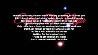 Die Antwoord - Enter The Ninja (Lyrics Video)