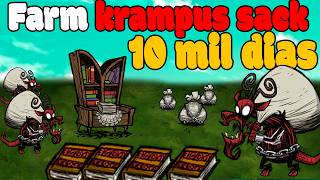 ✅Passando 10.000 dias ✅ Construindo uma farm da melhor mochila do jogo KRAMPUS SACK DIA 10 !SKINS