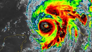 Infrared Satellite Animation of Major Hurricane Ian (2022)