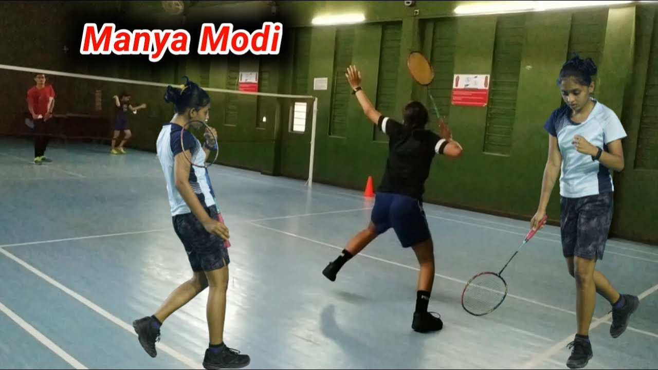 " Team DK " Badminton smash training || Manya Modi