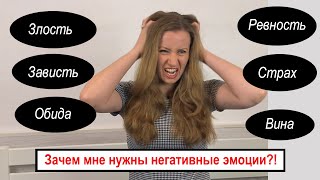 Негативные эмоции.  В чем их польза? Как уменьшить их проявление?