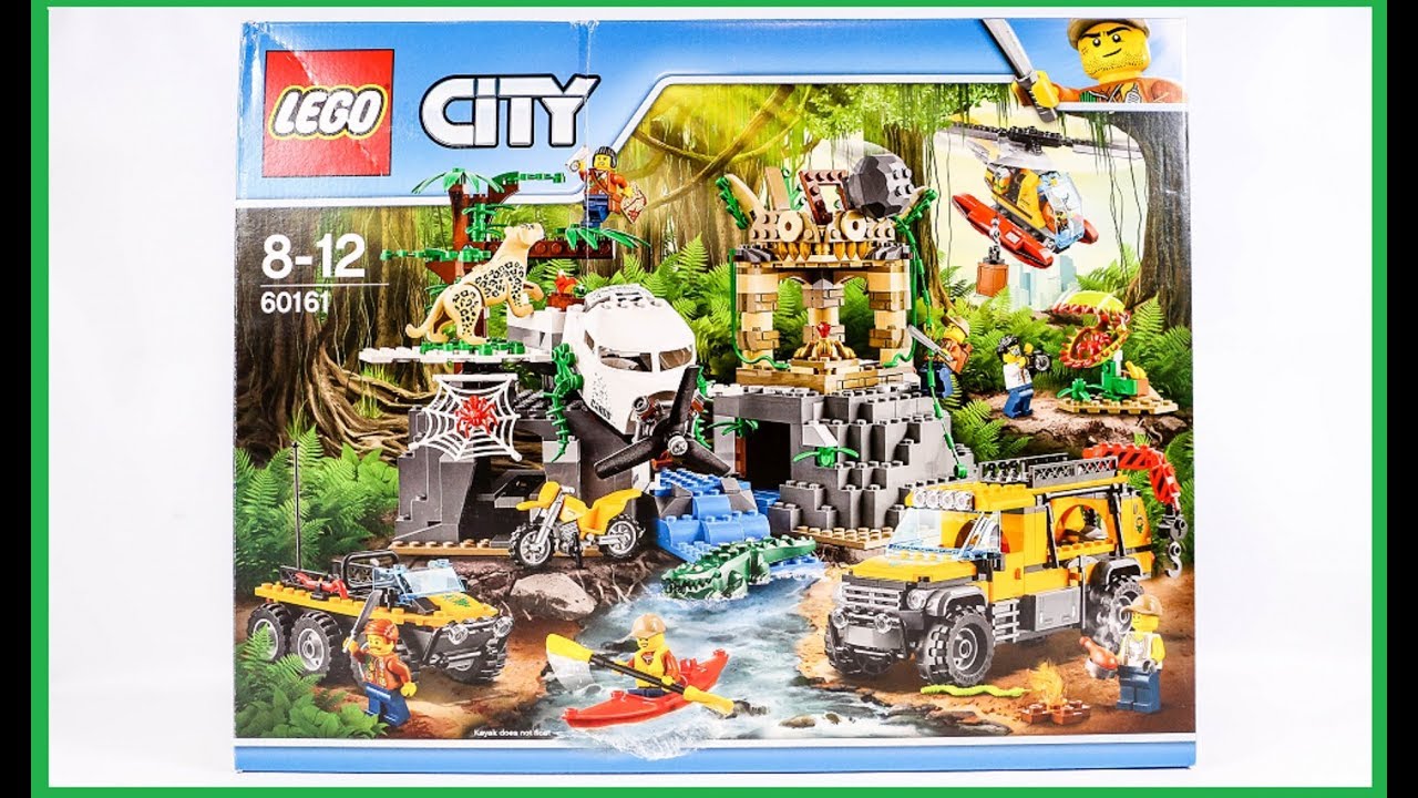 LEGO - City Jungle Exploration Site Build - YouTube