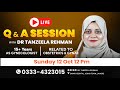 Your Health Questions Answered LIVE | Pregnancy, Periods &amp; More with Dr. Tanzeela Rehman