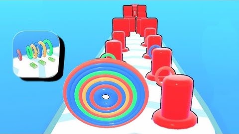 Hoop Stack Run 3D - All Levels Gameplay (iOS & Android) Part 14
